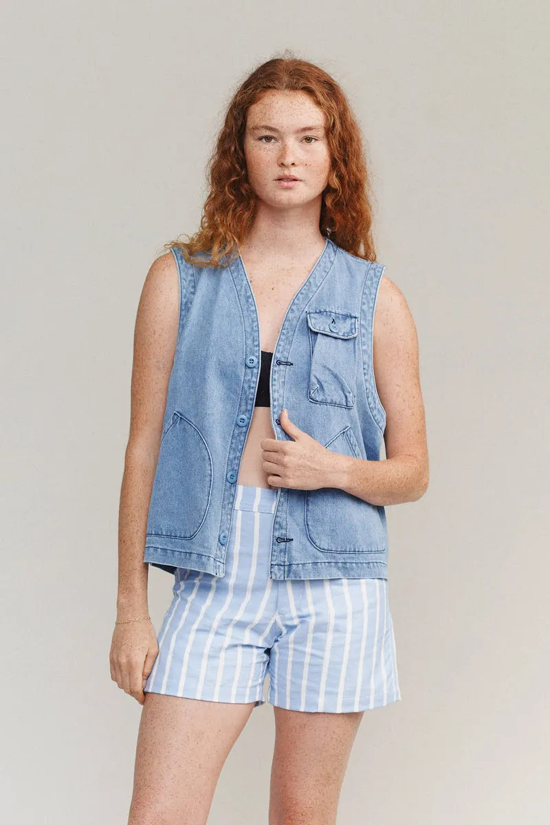 Denim Falcon Vest 3