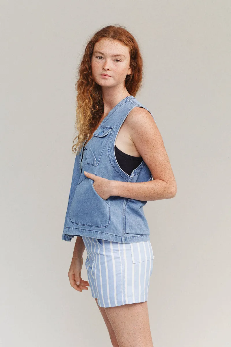 Denim Falcon Vest 4