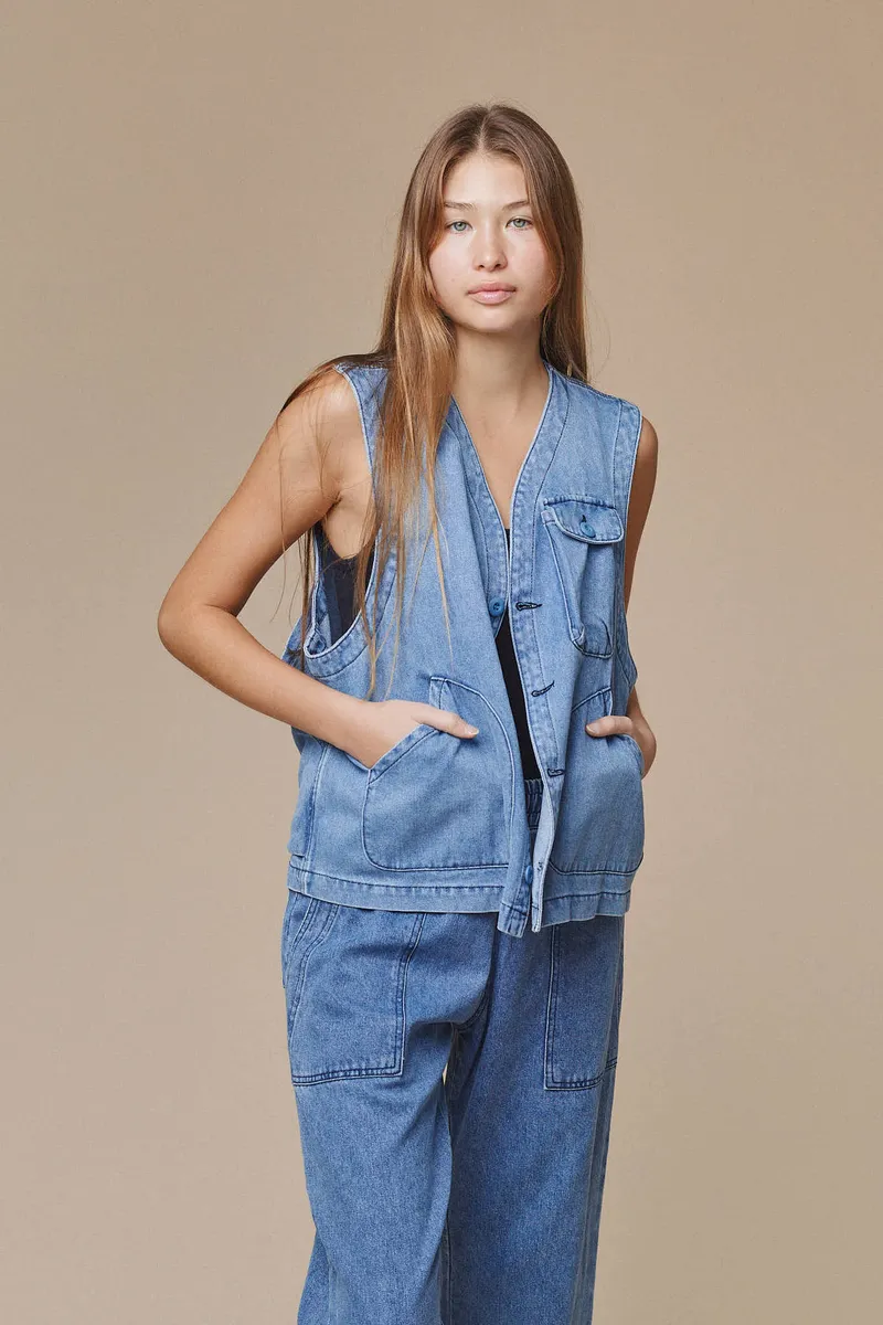 Denim Falcon Vest 5
