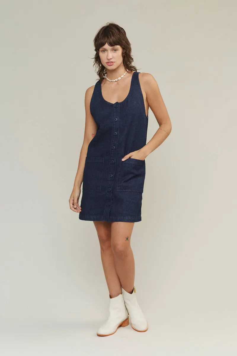 Denim Jumper Dress 2