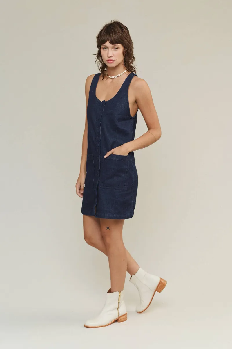 Denim Jumper Dress 3