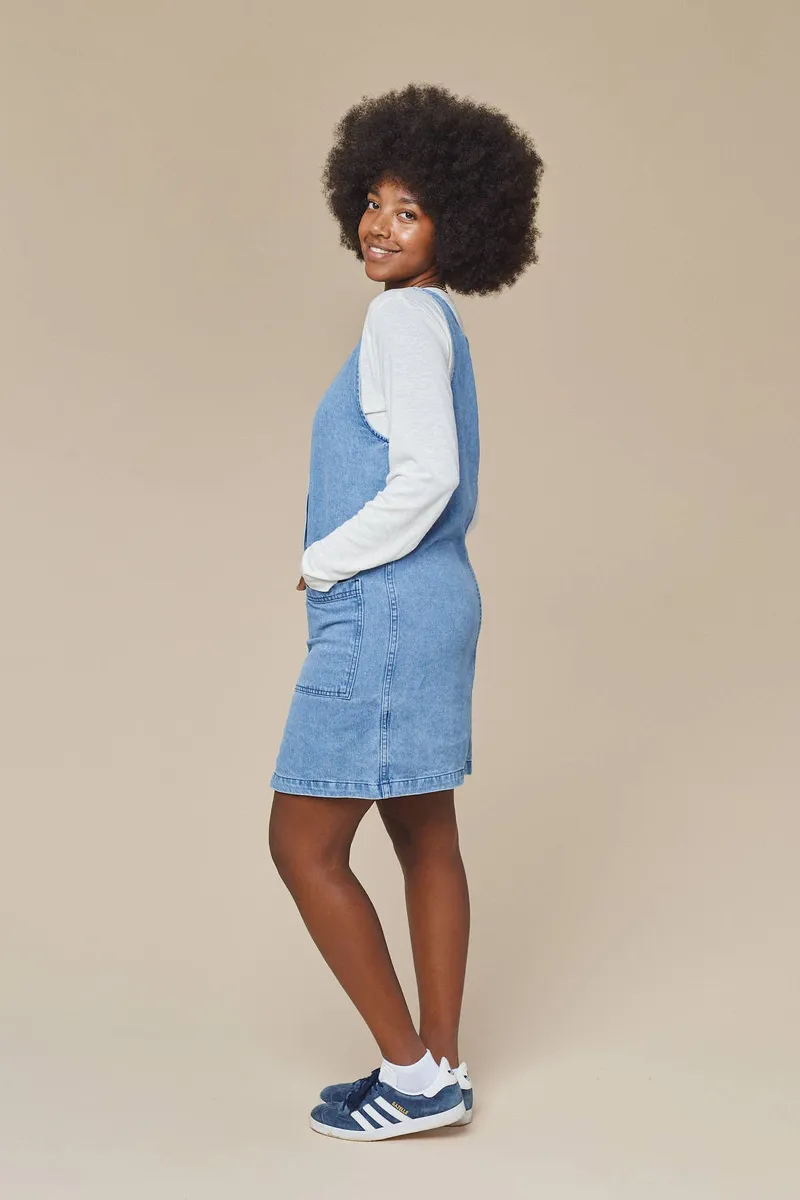 Denim Jumper Dress 4