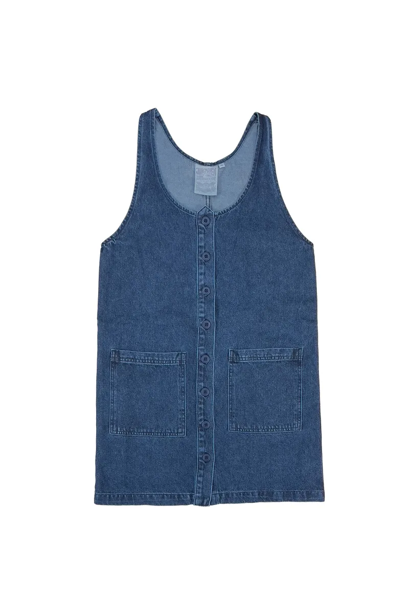 Denim Jumper Dress 8