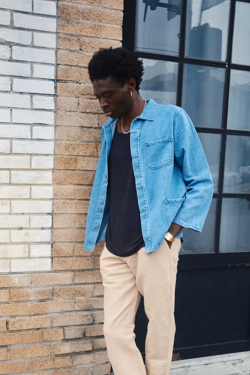 Denim Olympic Jacket 6