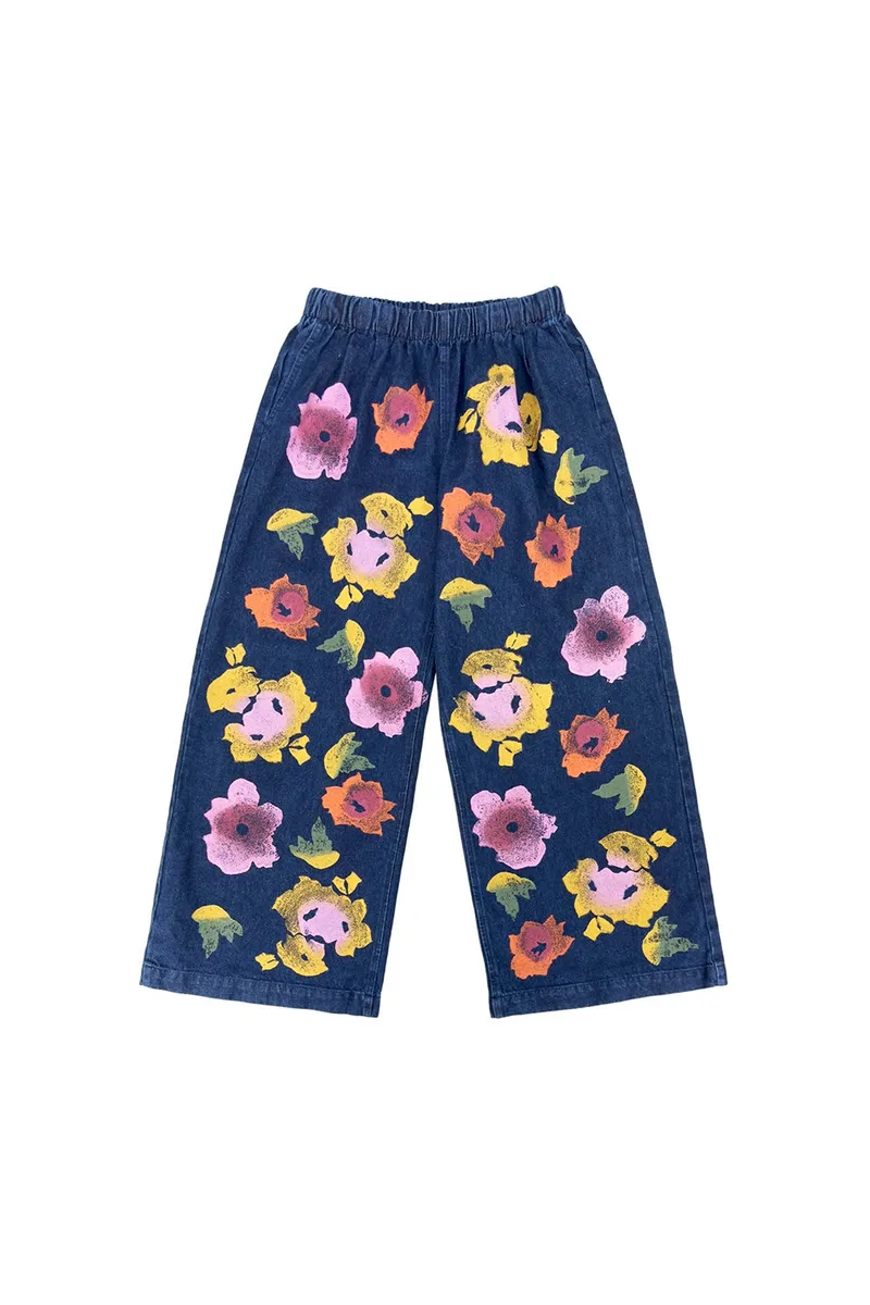 Floral Denim Disco Pant 8