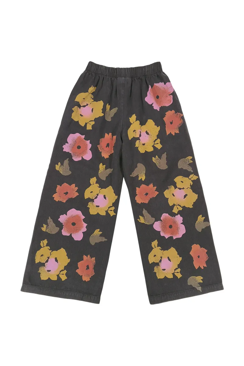 Floral Twill Disco Pant 2