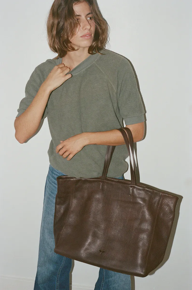 Heathered Short Sleeve Raglan Sherpa Sweatshirt 2