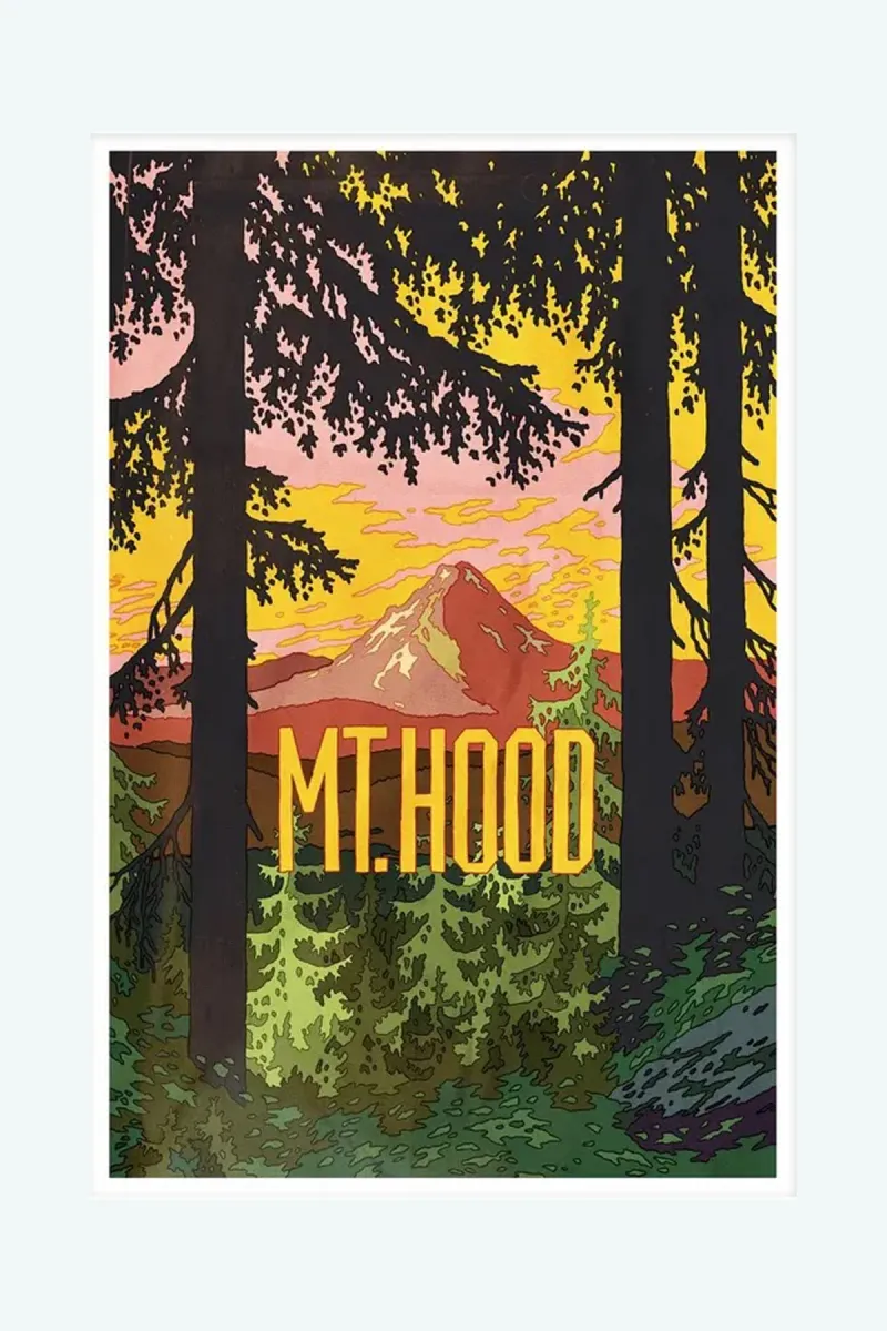 Mt Hood Art Print by Tomi Lahdesmaki 3