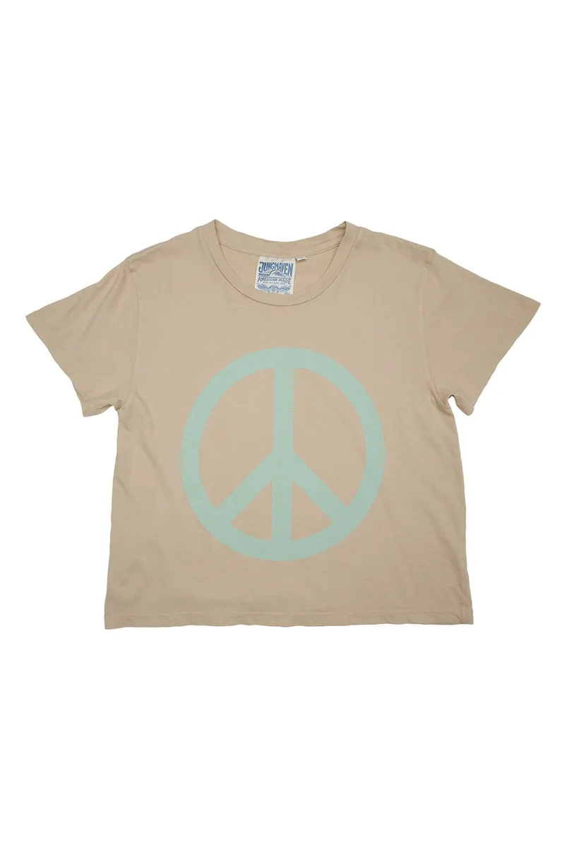 Peace Cropped Ojai Tee