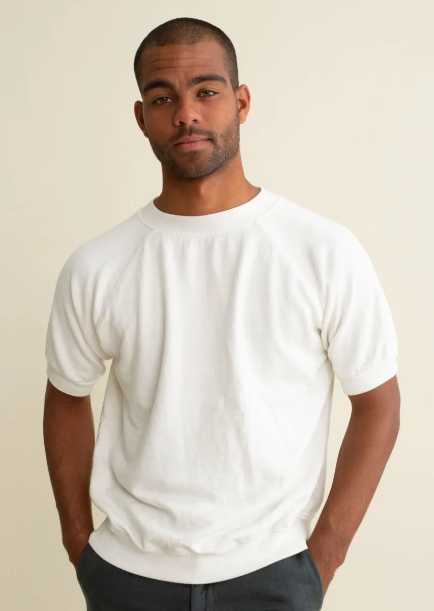 Short Sleeve Raglan Fleece Sweatshirt 11