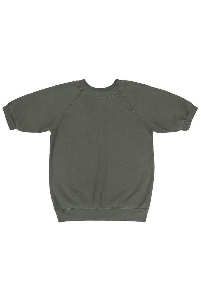 Short Sleeve Raglan Fleece Sweatshirt 17