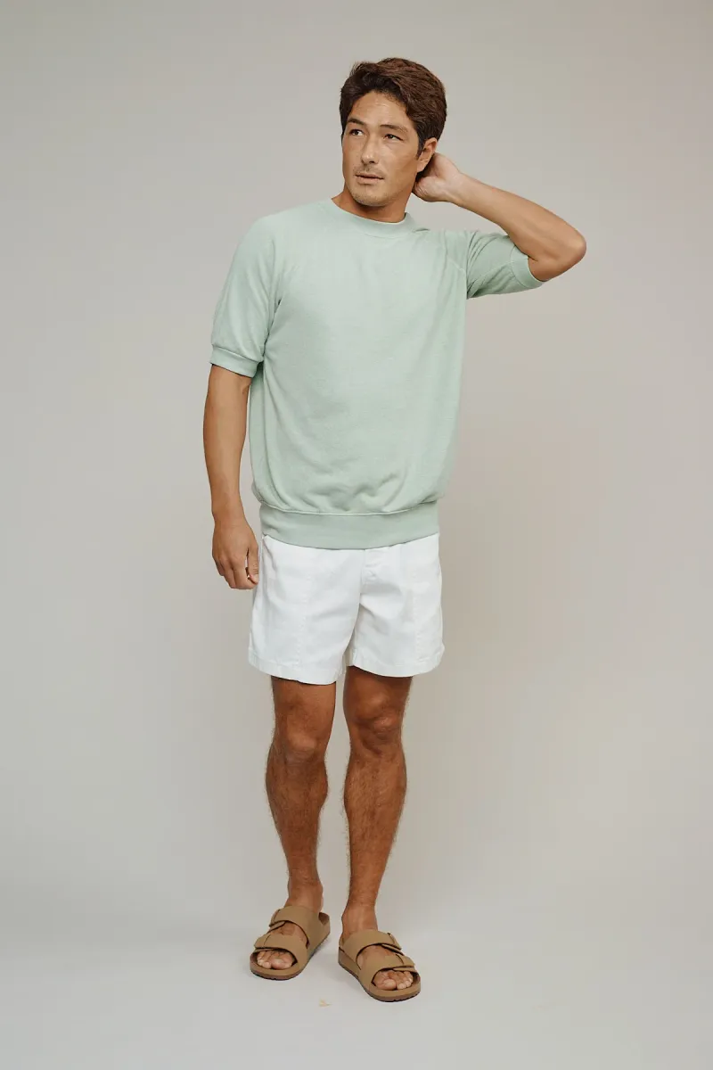 Short Sleeve Raglan Fleece Sweatshirt 5