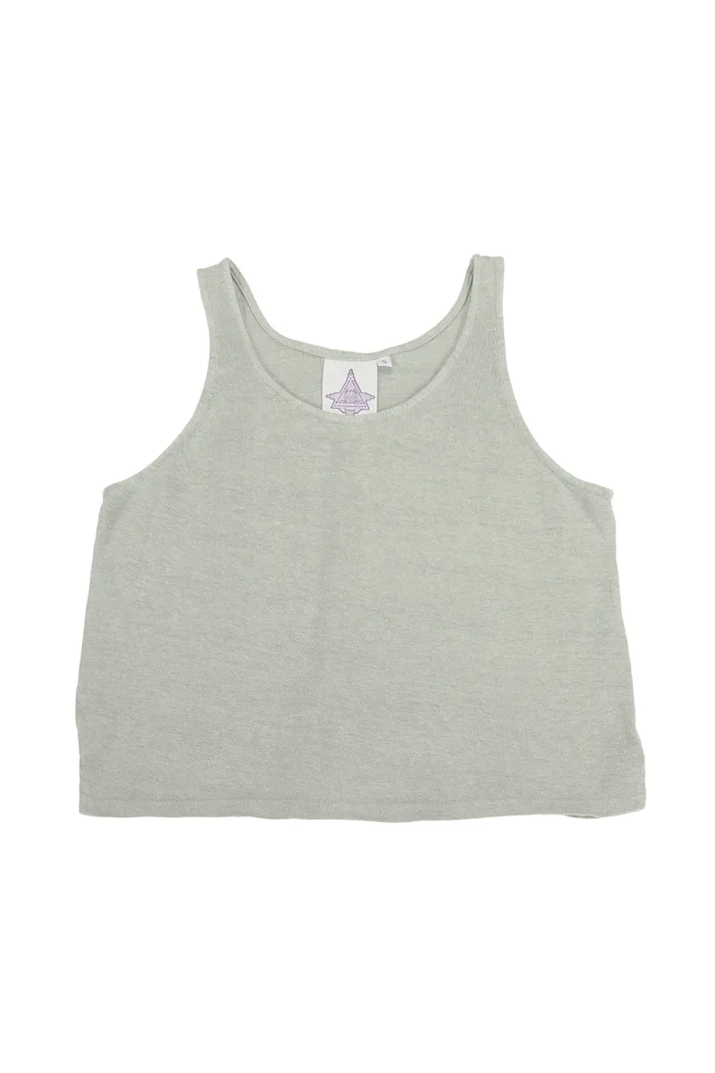 Sophie 100% Hemp Cropped Tank Top - Sale Colors