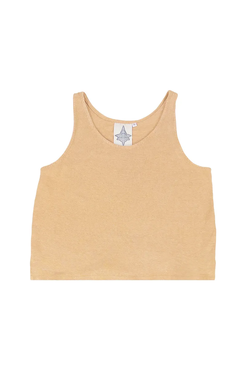 Sophie 100%  Hemp Cropped Tank Top - Sale Colors 5