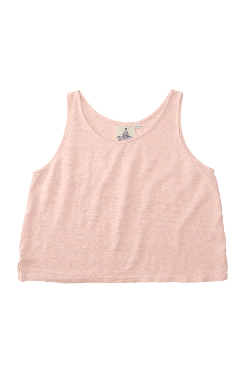 Sophie 100%  Hemp Cropped Tank Top - Sale Colors 8