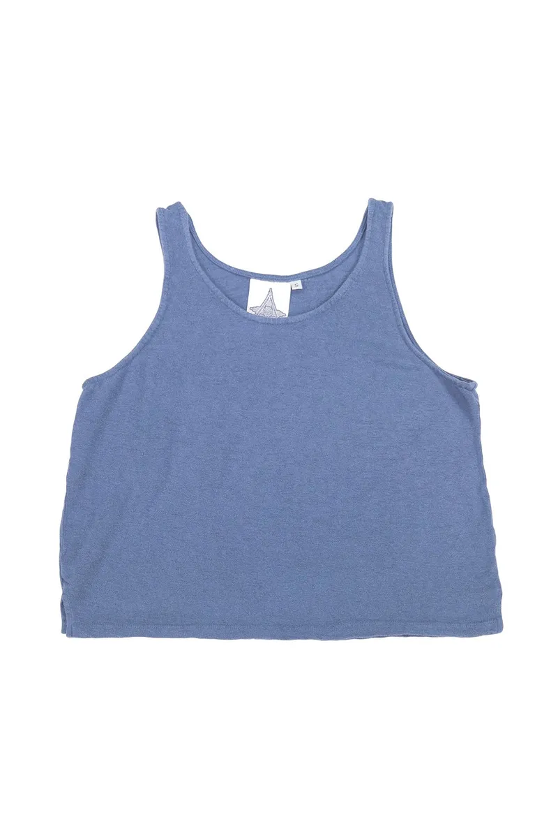 Sophie 100%  Hemp Cropped Tank Top - Sale Colors 9