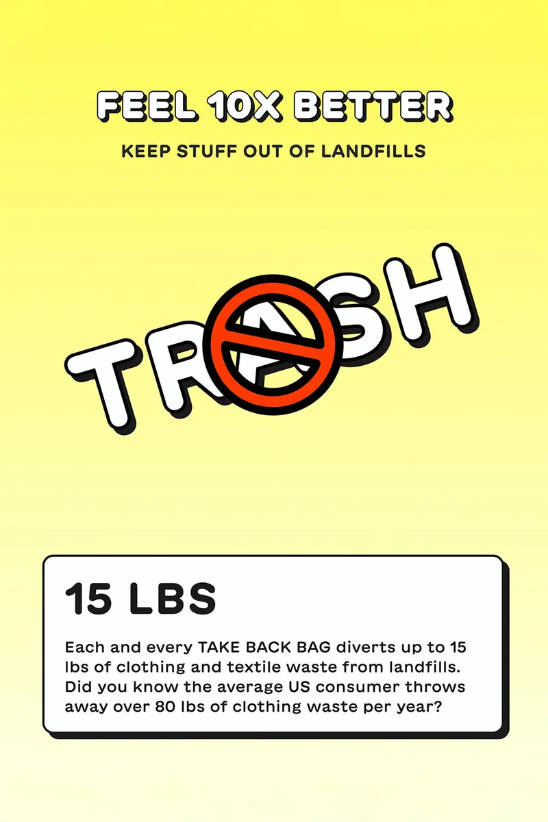 Take Back Bag by Trashie 5
