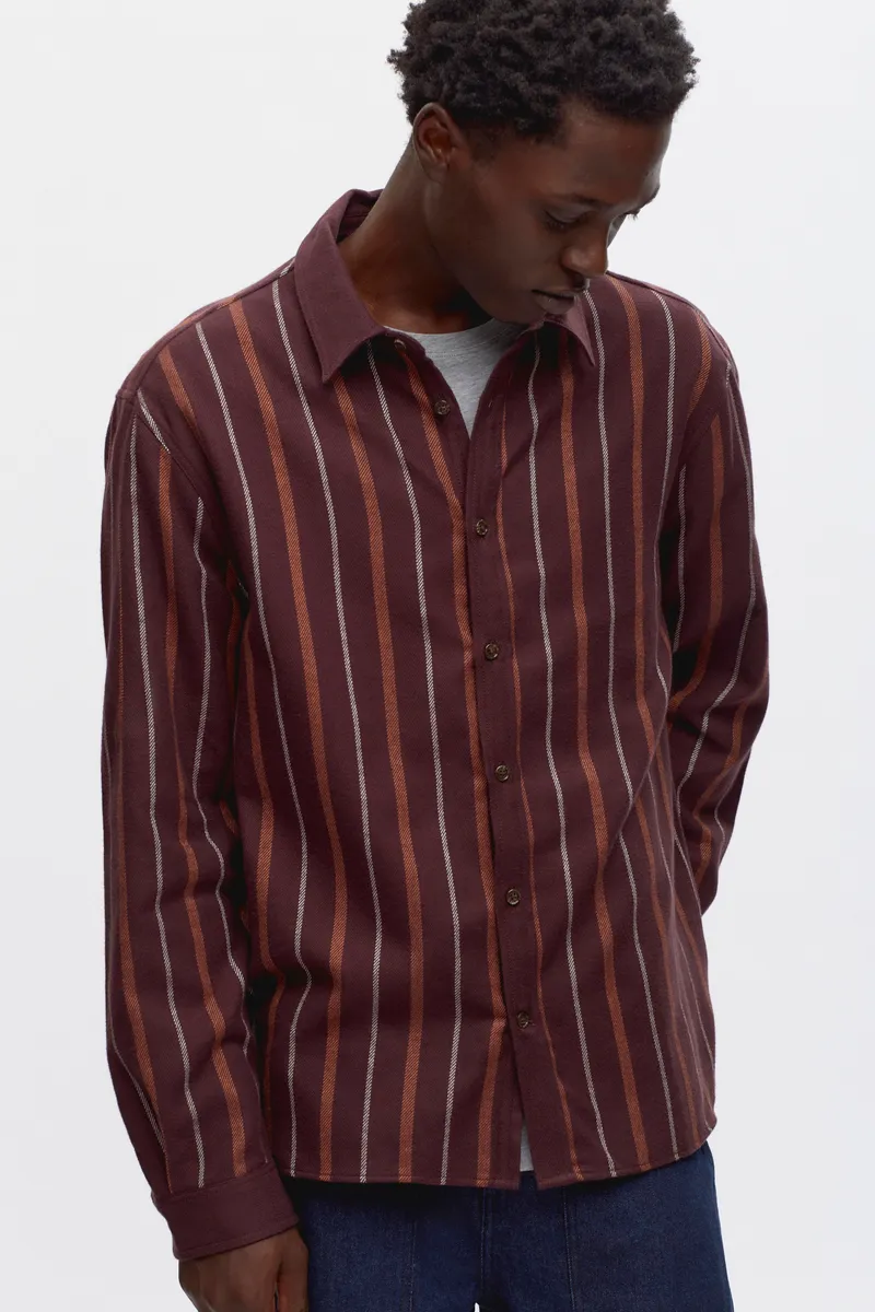Abaza Shirt in Burgundy 2
