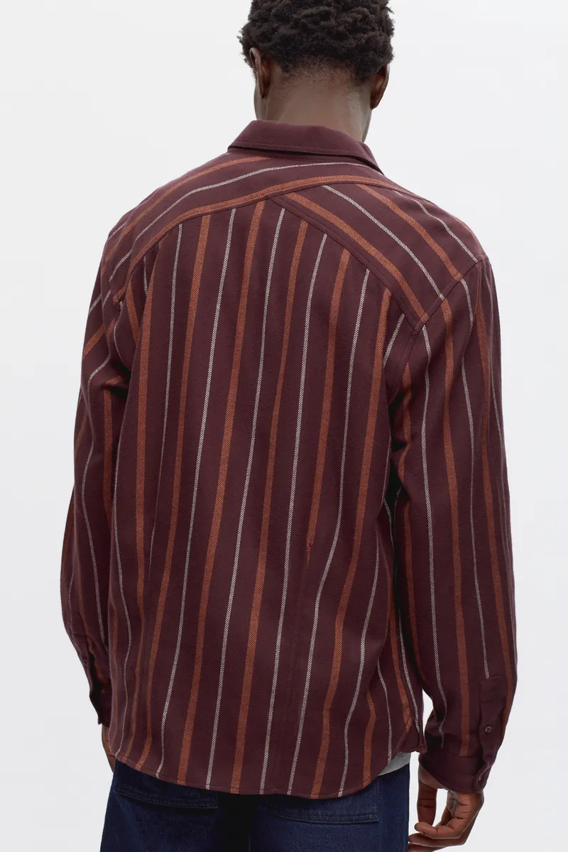 Abaza Shirt in Burgundy 3