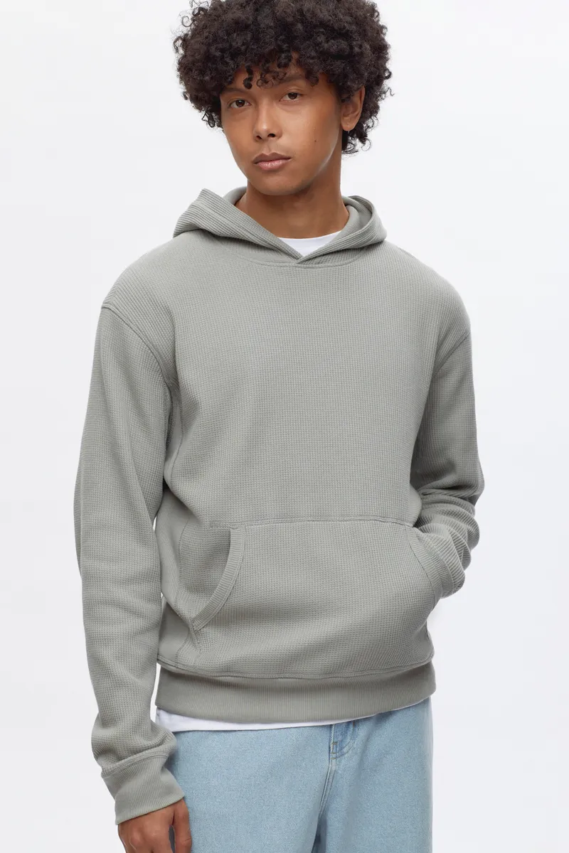 Atlas Hoodie in Neutral Grey 2