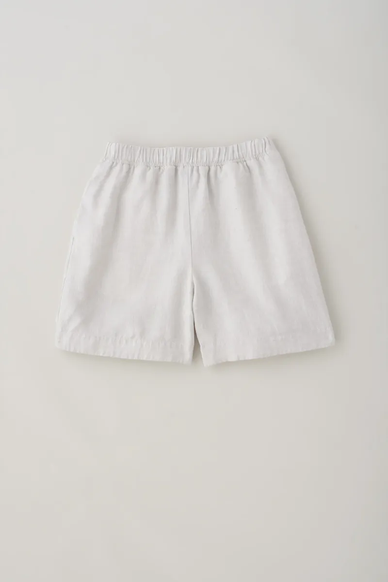 Cairo Linen Short in Natural 7