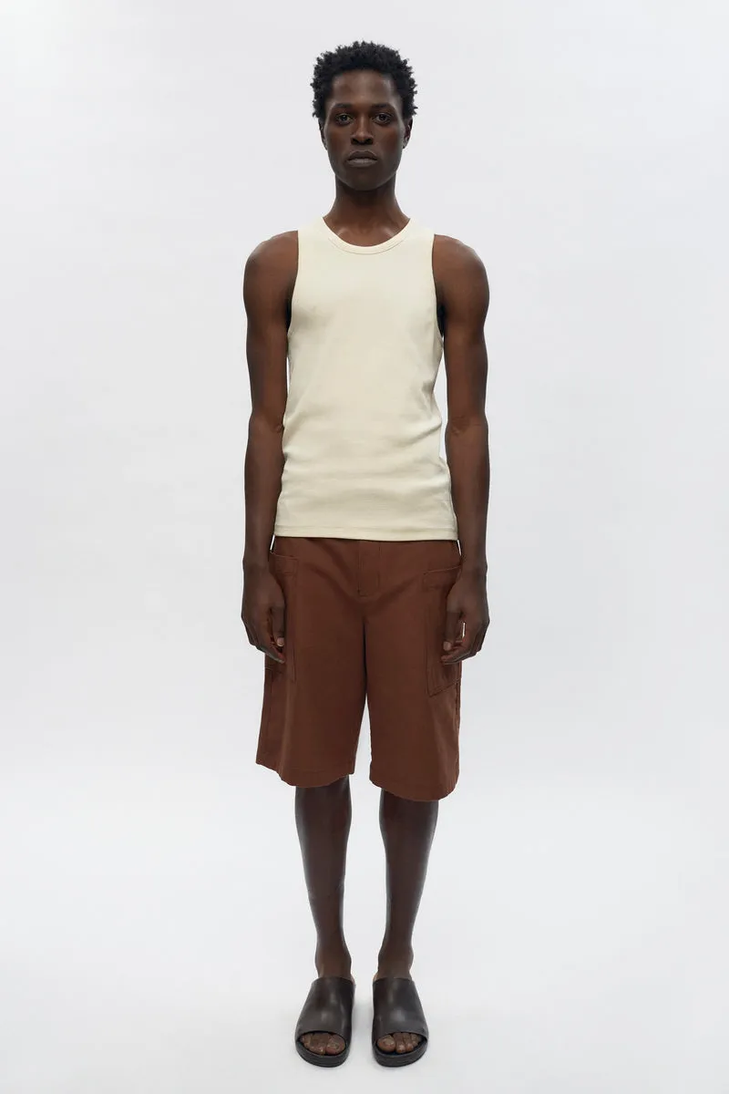 Cairo Linen Short in Natural 9