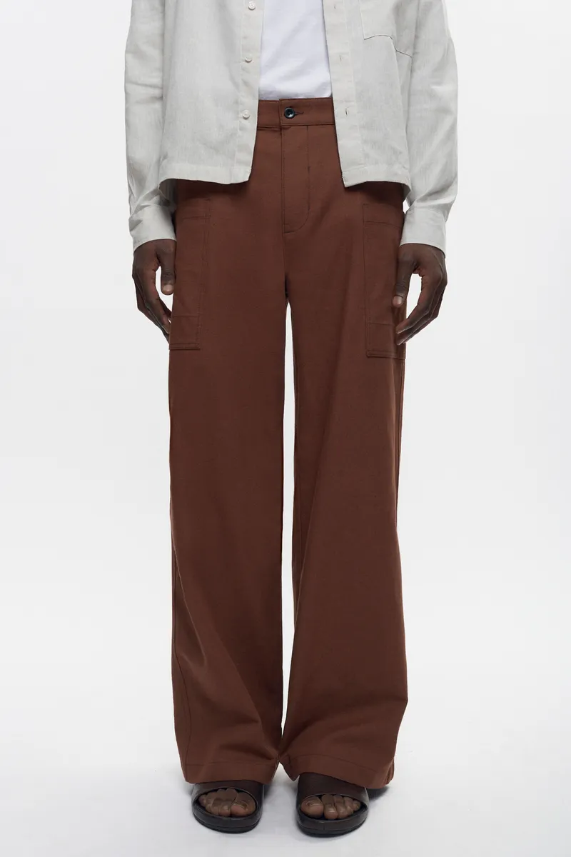 Harvest Pocket Pant in Cappuccino 2