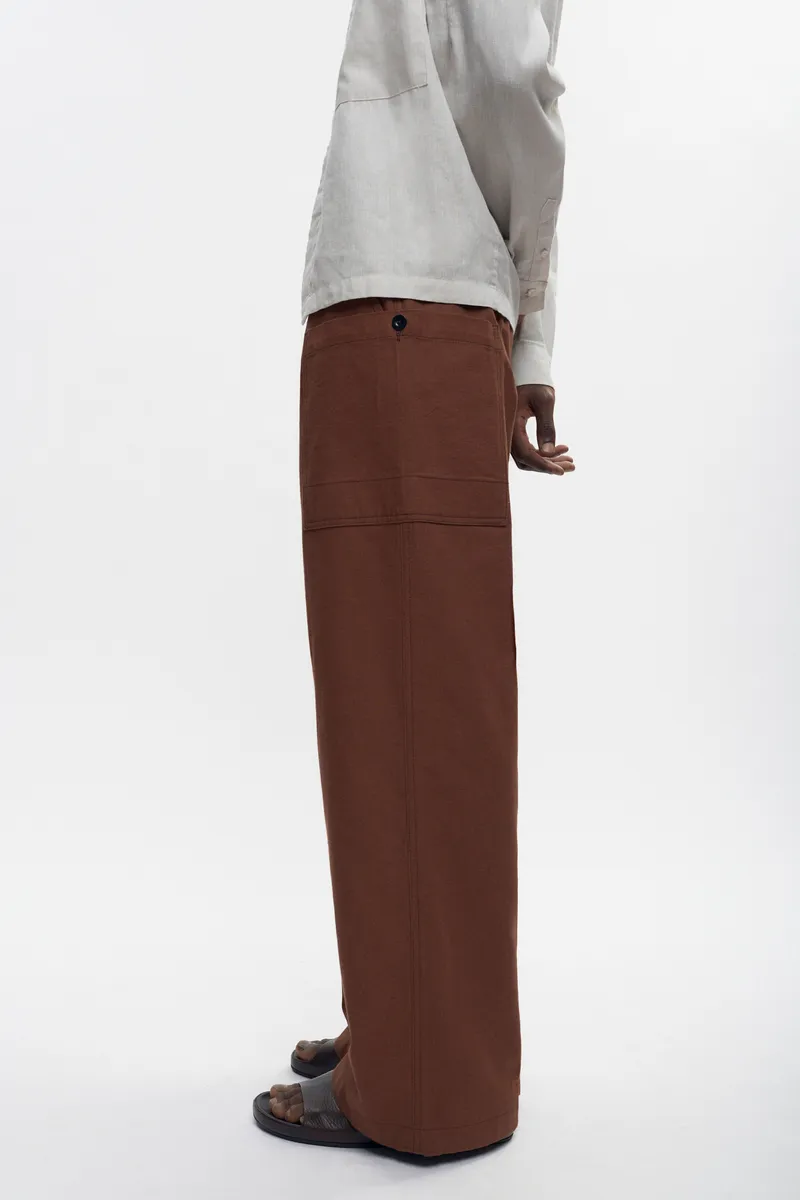 Harvest Pocket Pant in Cappuccino 4