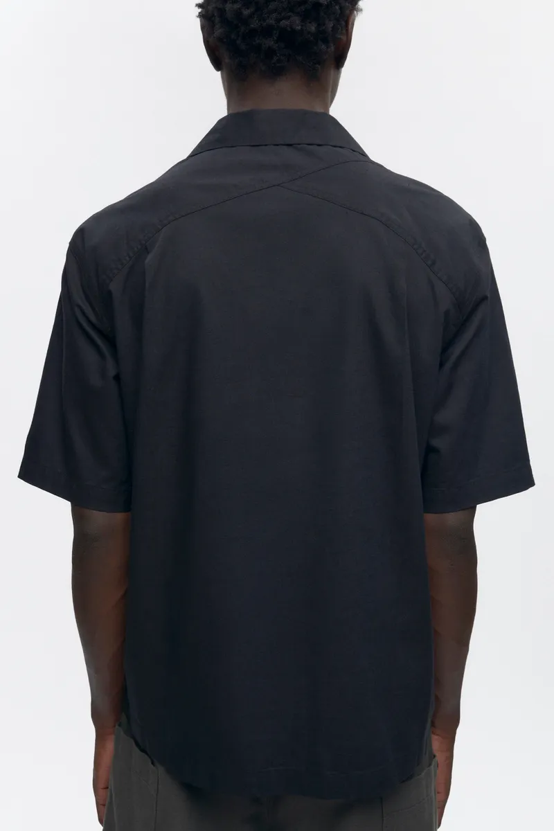 Men's Camp Polo in Black 3