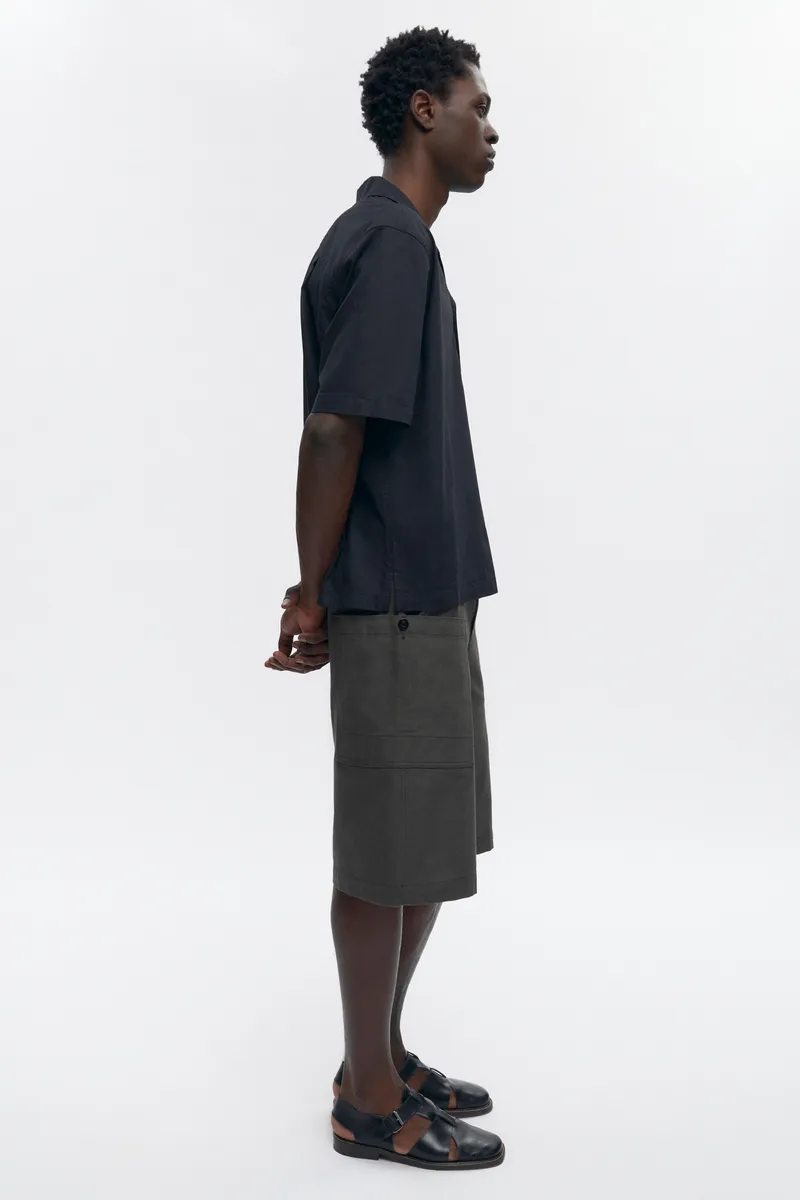 Men's Camp Polo in Black 4