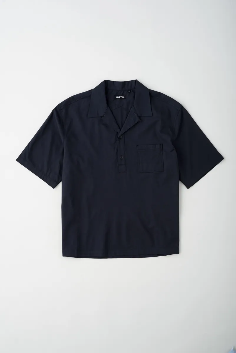 Men's Camp Polo in Black 6