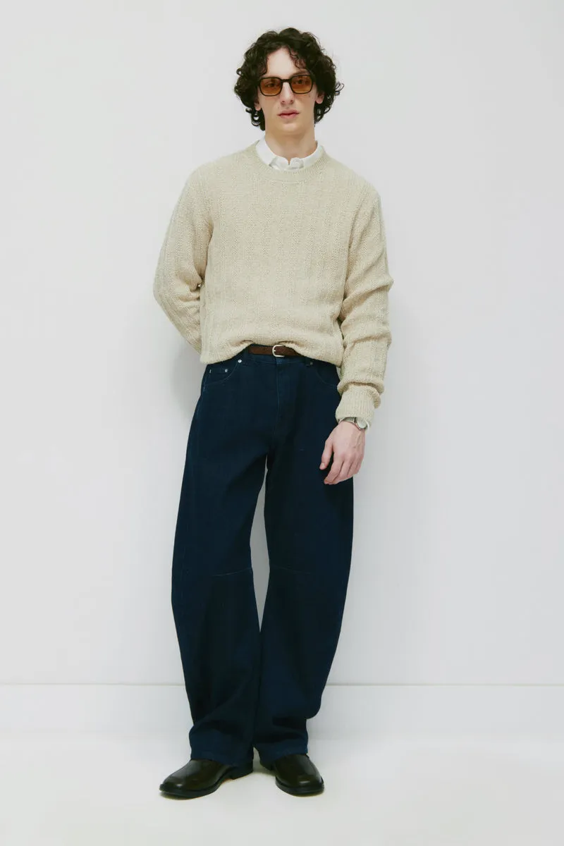 Men's Chambray Camp Shirt in Light Wash 8