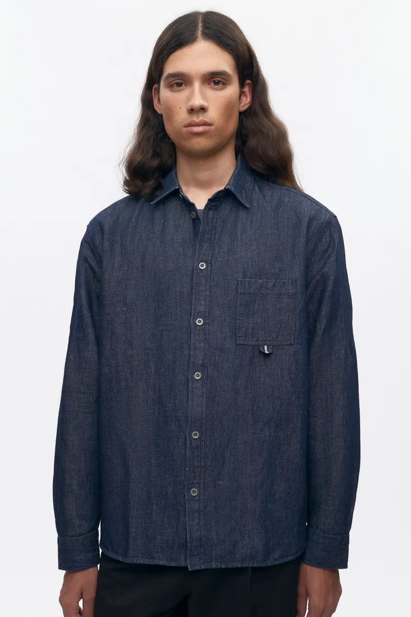 Men's Chambray Shirt in Rinse