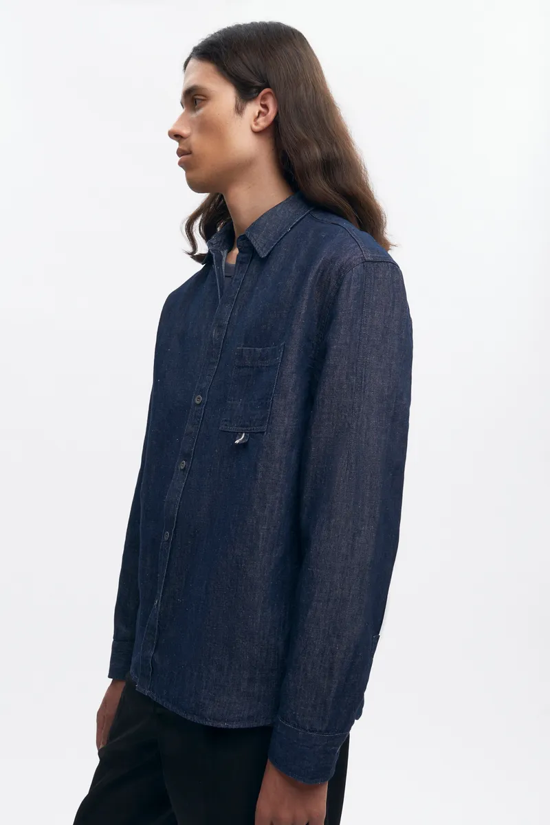 Men's Chambray Shirt in Rinse 3