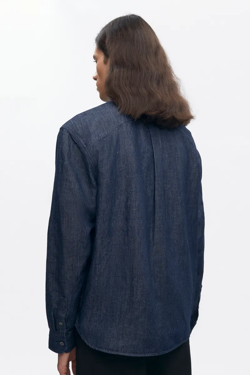 Men's Chambray Shirt in Rinse 4