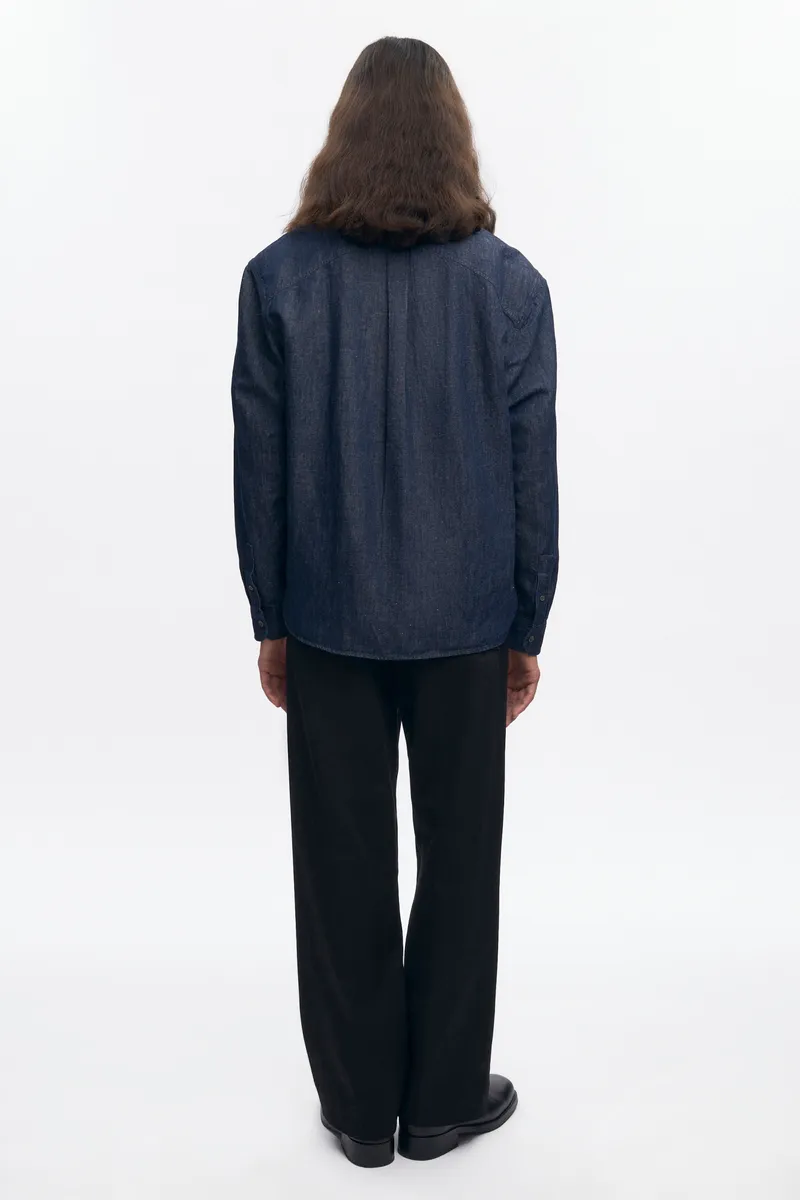 Men's Chambray Shirt in Rinse 6