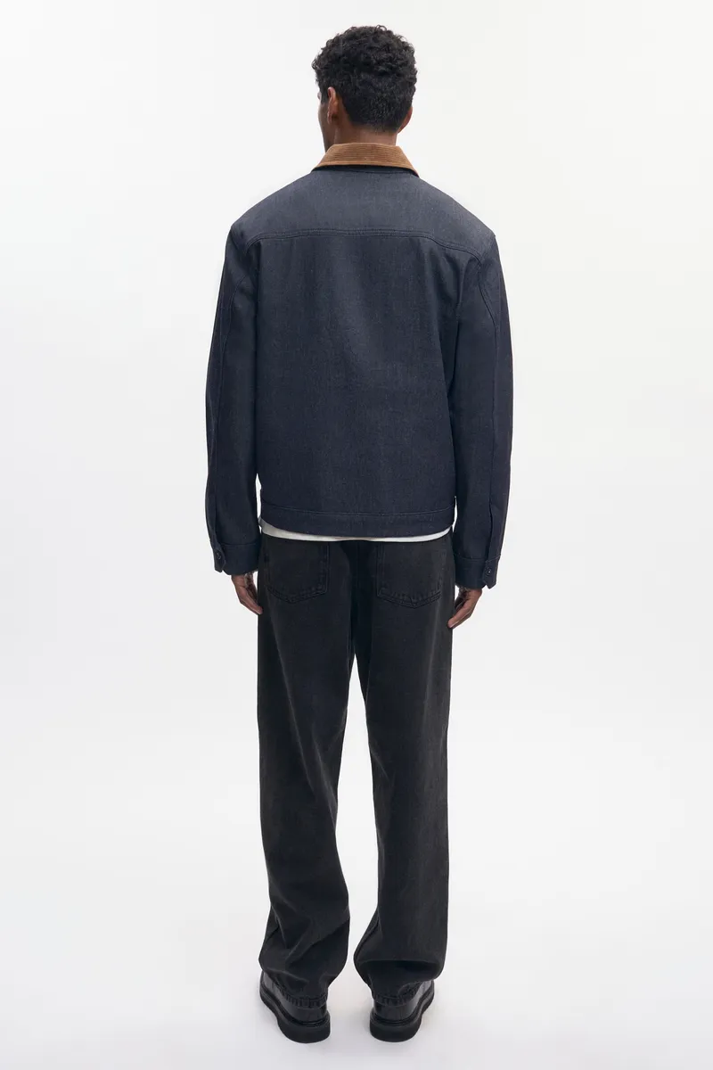 Men's Denim Overshirt in Raw 6