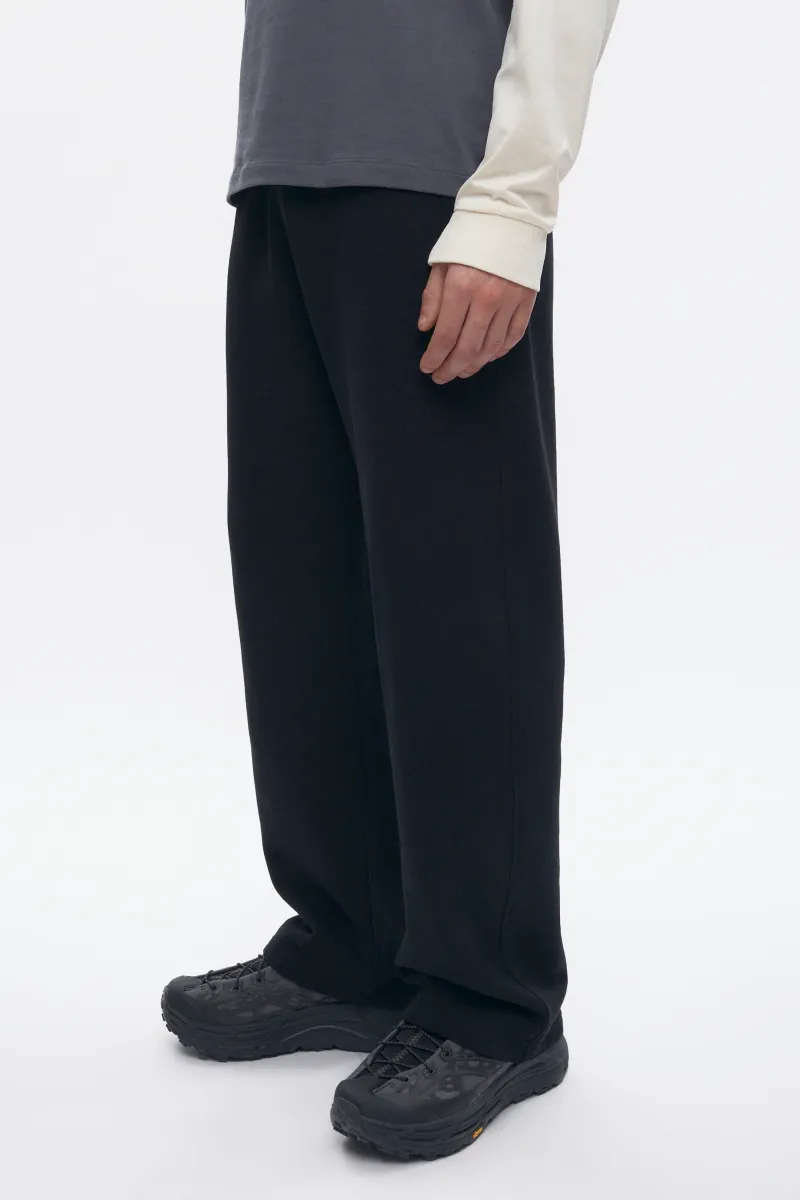 Men's Essential Straight Sweatpant in Black 3