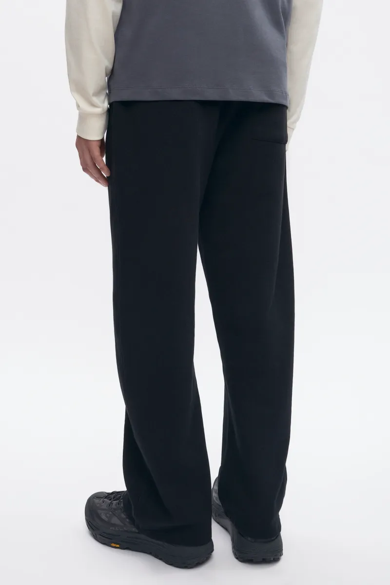 Men's Essential Straight Sweatpant in Black 4