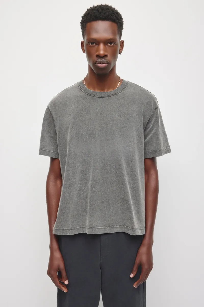 Men's Fade Out Crew in Almost Black