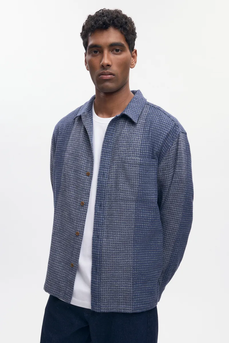 Men's Misr Shirt in Blue Mix