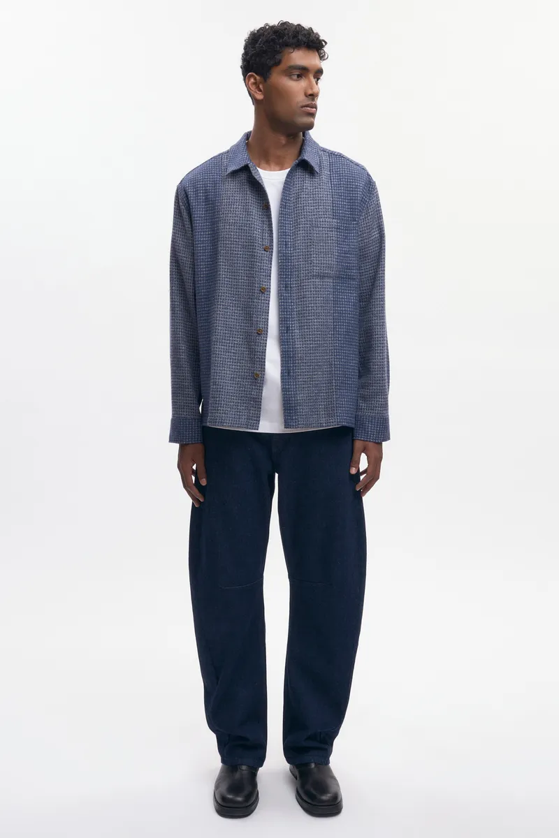 Men's Misr Shirt in Blue Mix 2