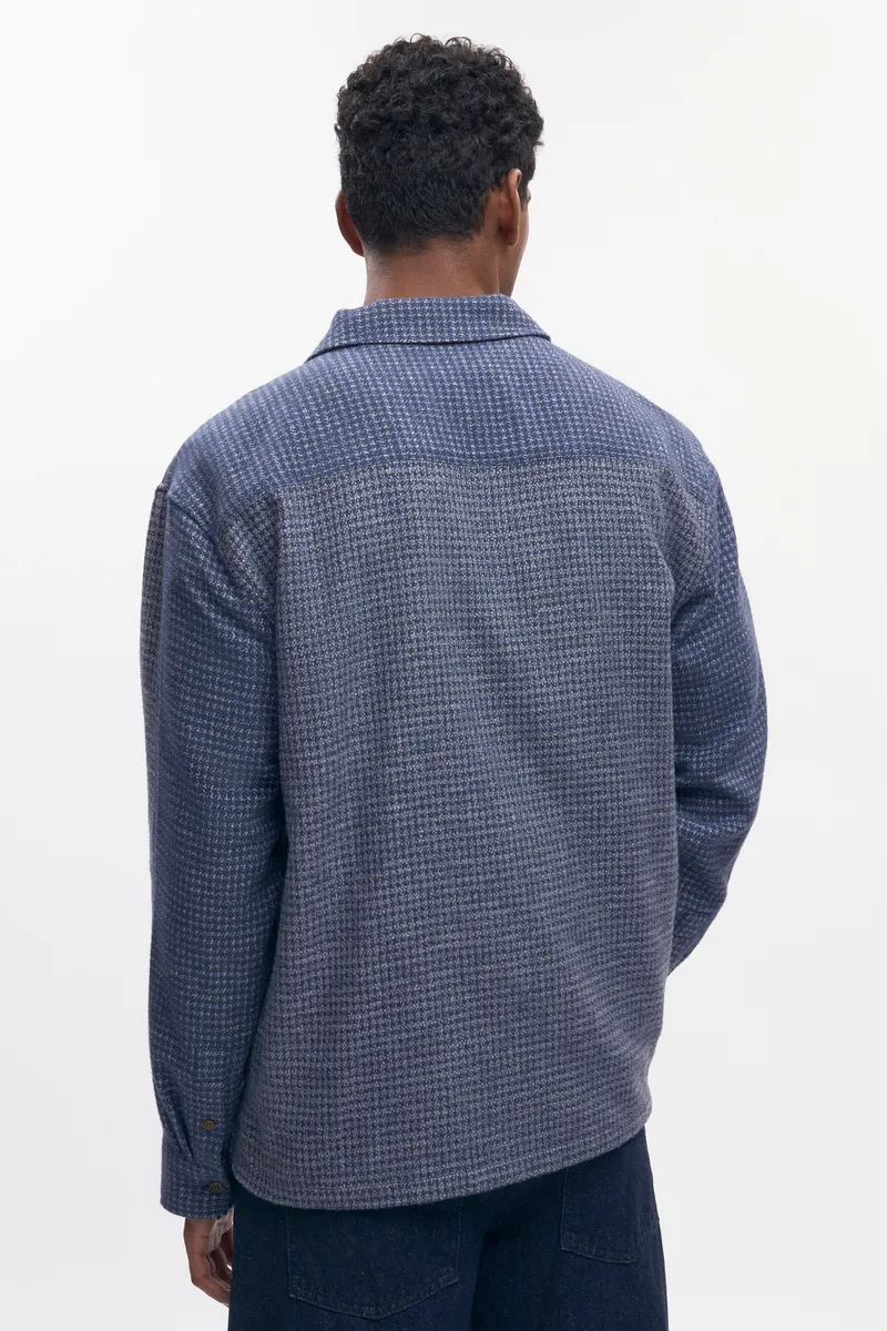 Men's Misr Shirt in Blue Mix 4