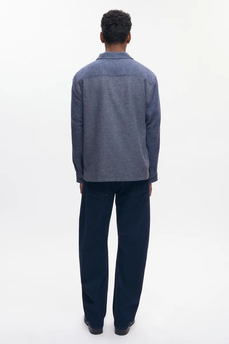 Men's Misr Shirt in Blue Mix 6