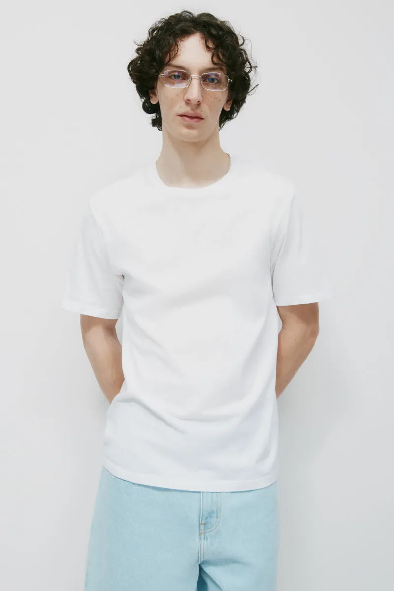 Men's Relaxed Stripe Shirt in Birch/Winter Sky Stripe 8