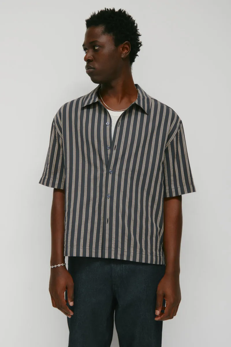 Men's Sila Linen Hoodie in Stone 7