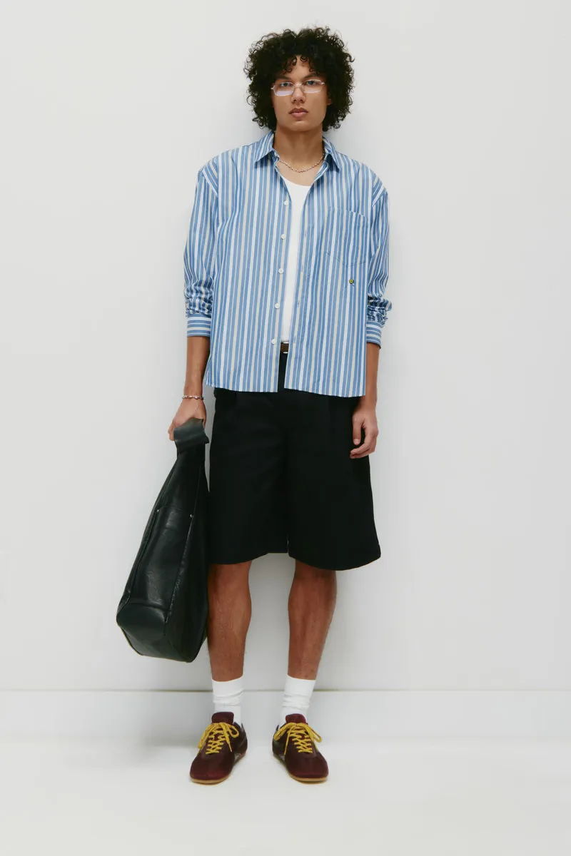 Men's Sila Linen Short in Stone 7