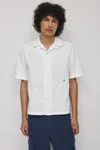 Men's Stand Collar Jacket in Carmine 9