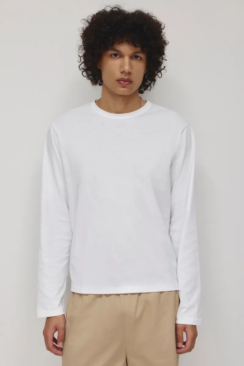Men's Superfine Longsleeve in White