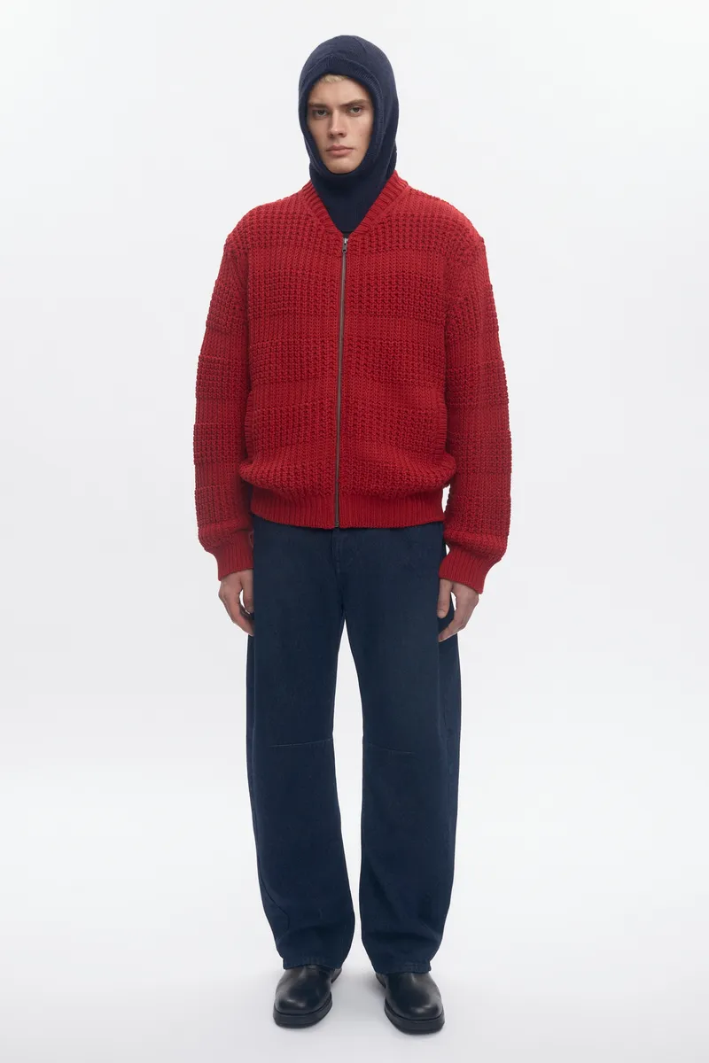 Merino Balaclava in Midnight 2